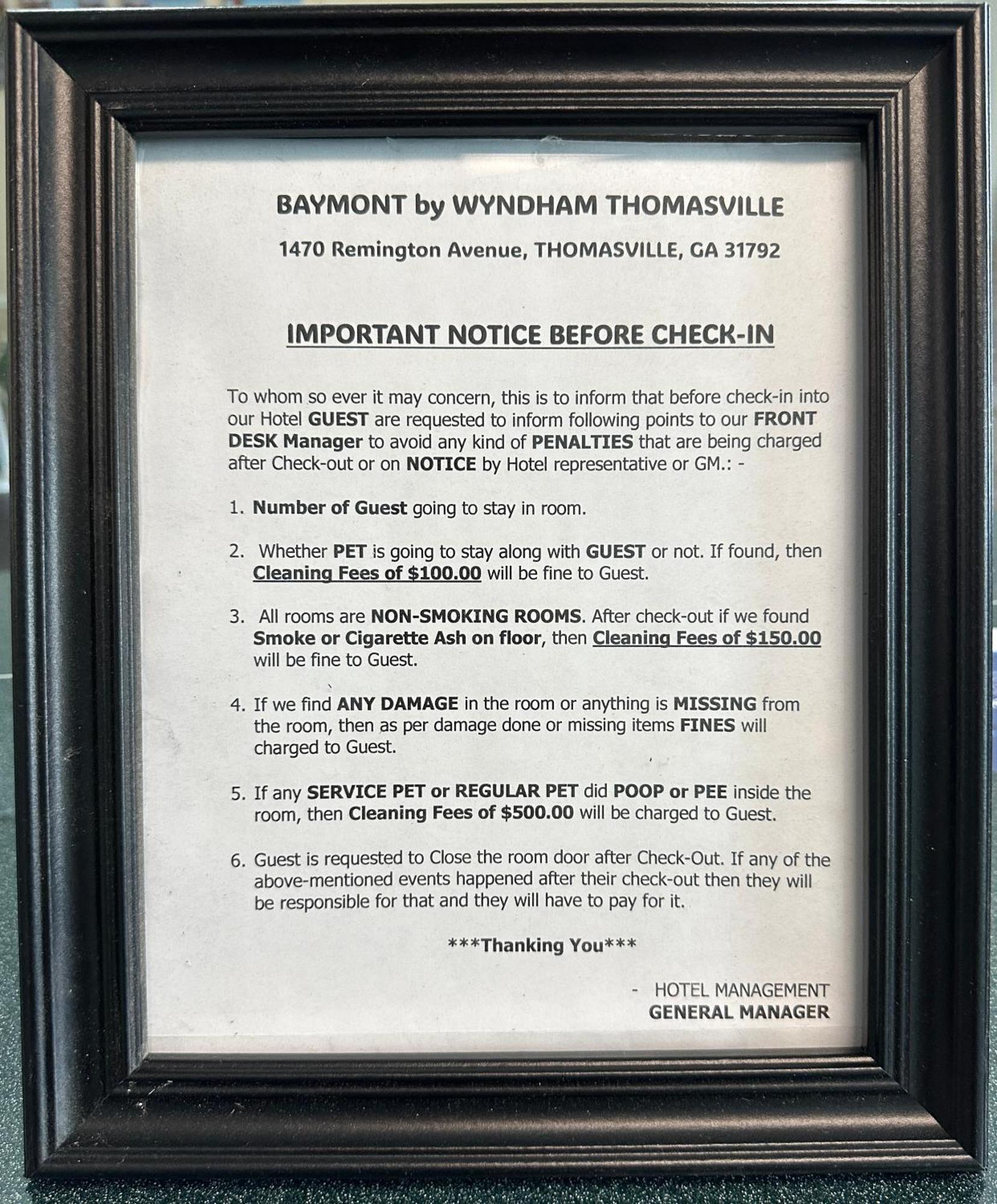 Baymont By Wyndham Thomasville Extérieur photo